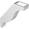 Ekena Millwork 3-in. W x 12-in. D x 16-in. H Funston Architectural Grade PVC Knee Brace BRCP03X12X16FST - alternate 3